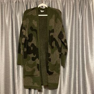 Camo cardigan
